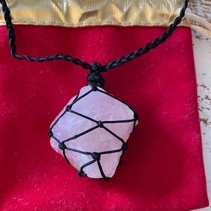 Rose Quartz Pendant.